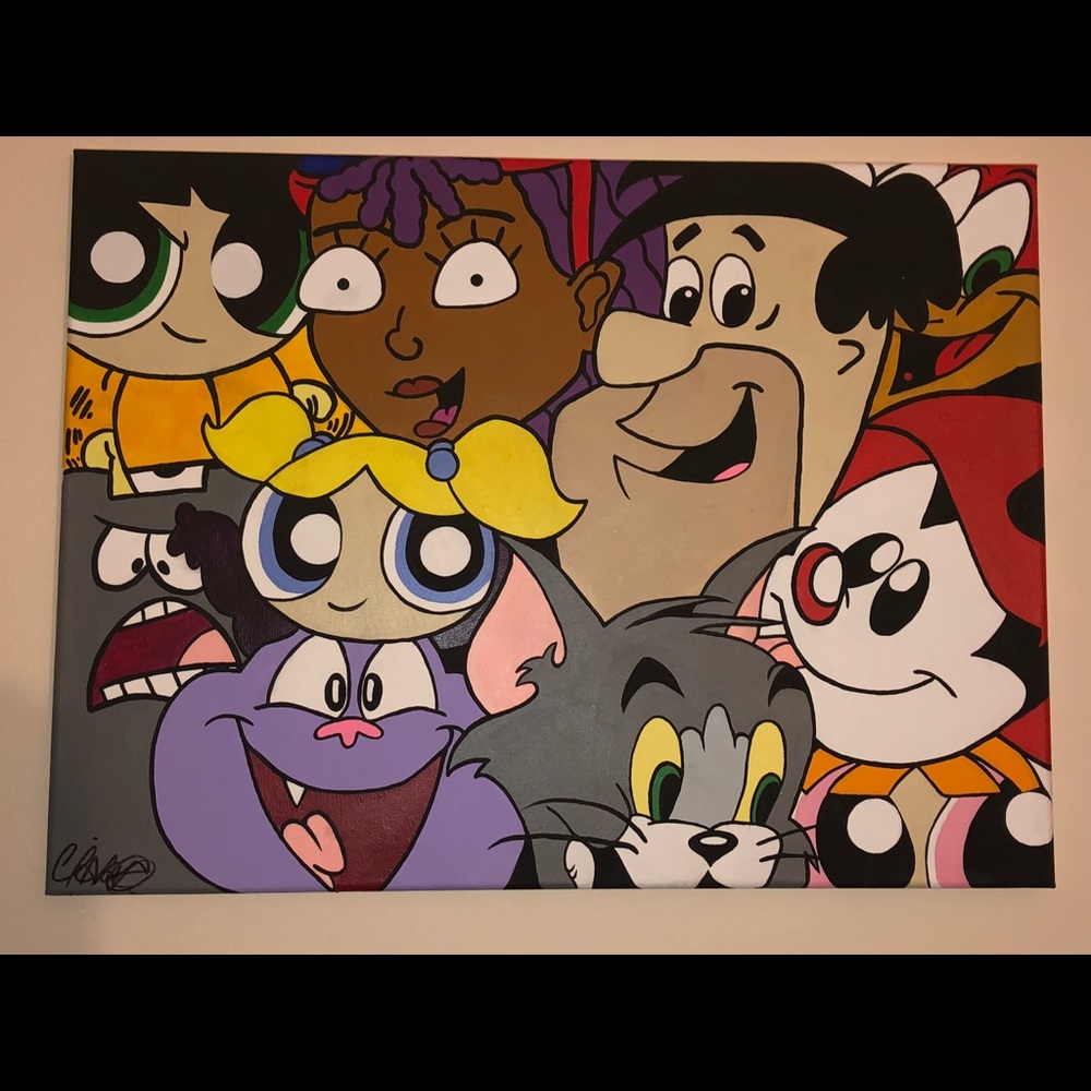 90s cartoon collage 🎨